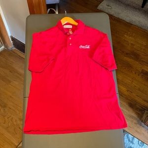 Coca-Cola XL polo short sleeve shirt